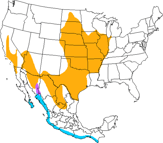 bird range map