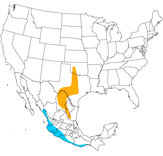 bird range map