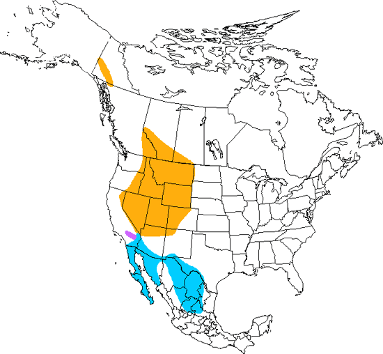 bird range map