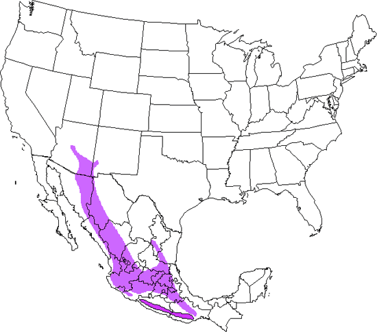 bird range map