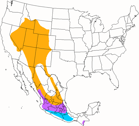 bird range map