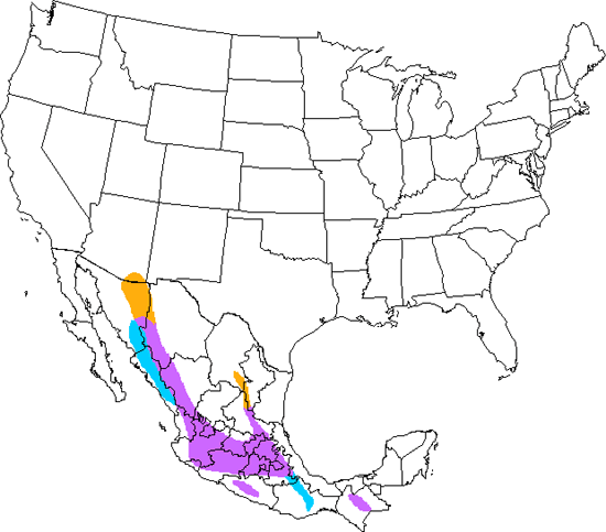 bird range map