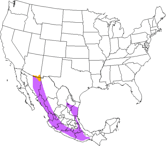 bird range map