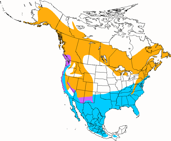 bird range map