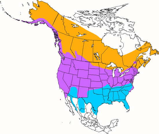 bird range map