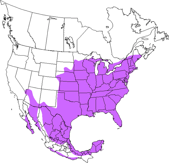 bird range map