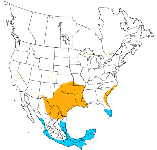 bird range map