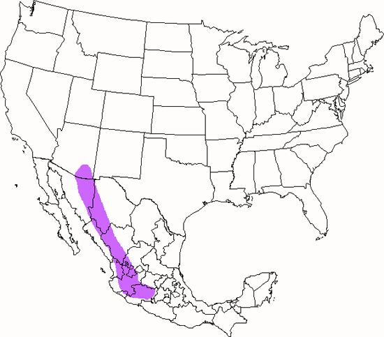 bird range map