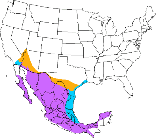 bird range map