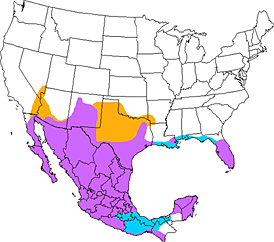 bird range map