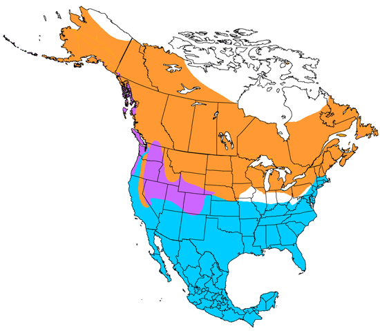 bird range map