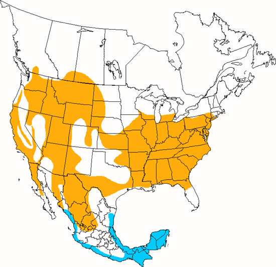 bird range map