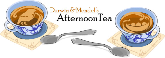 Darwin and Mendel's Afternoon Tea