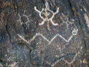 Petroglyph in South Mountain Park Arizona