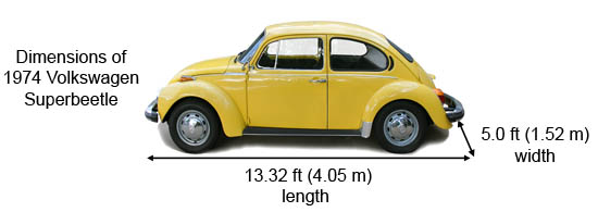 dimensions of vw superbettle