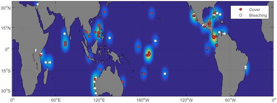 Coral map locations