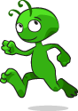 Green alien