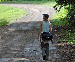 Kate Ihle on Pipeline Road