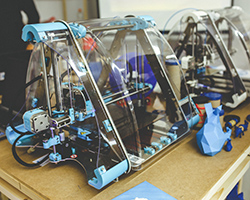 Two 3D printers