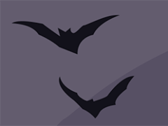 Small bats illustration