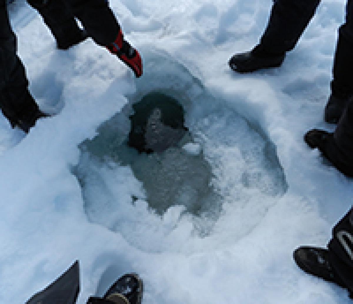 Hole in the ice