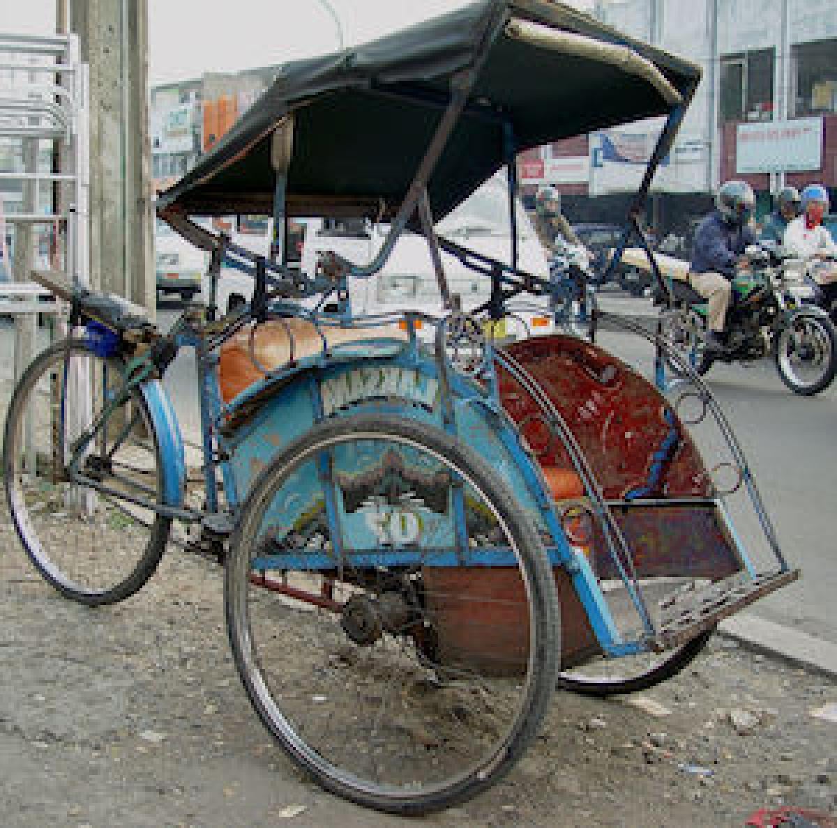 Indonesian tricycle