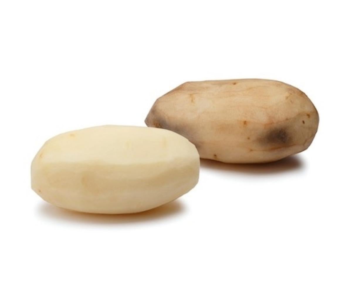 innate potatoes reduce browning in peeled potatoes, making them more appealing to consumers