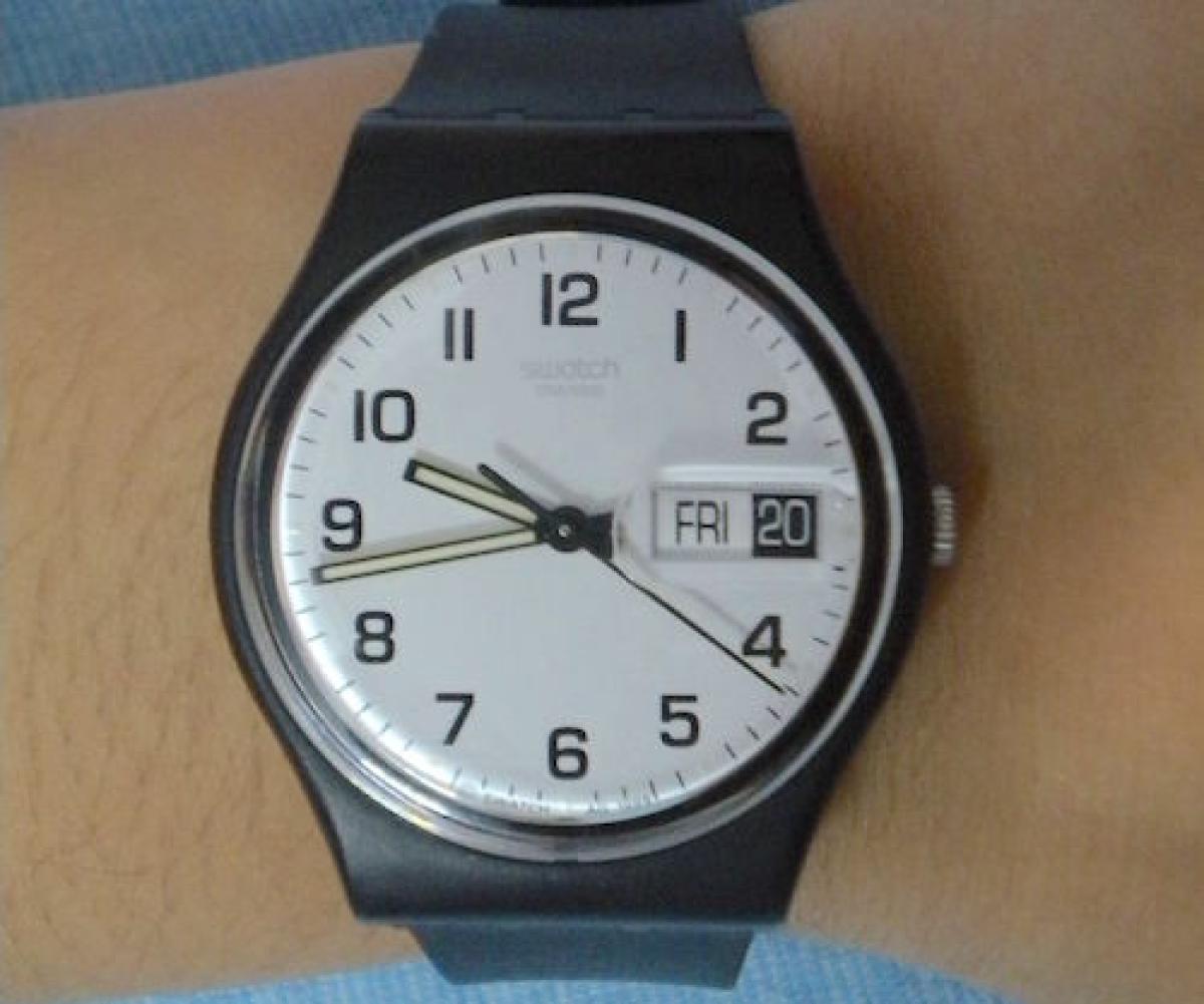 Wrist watch by Swatch