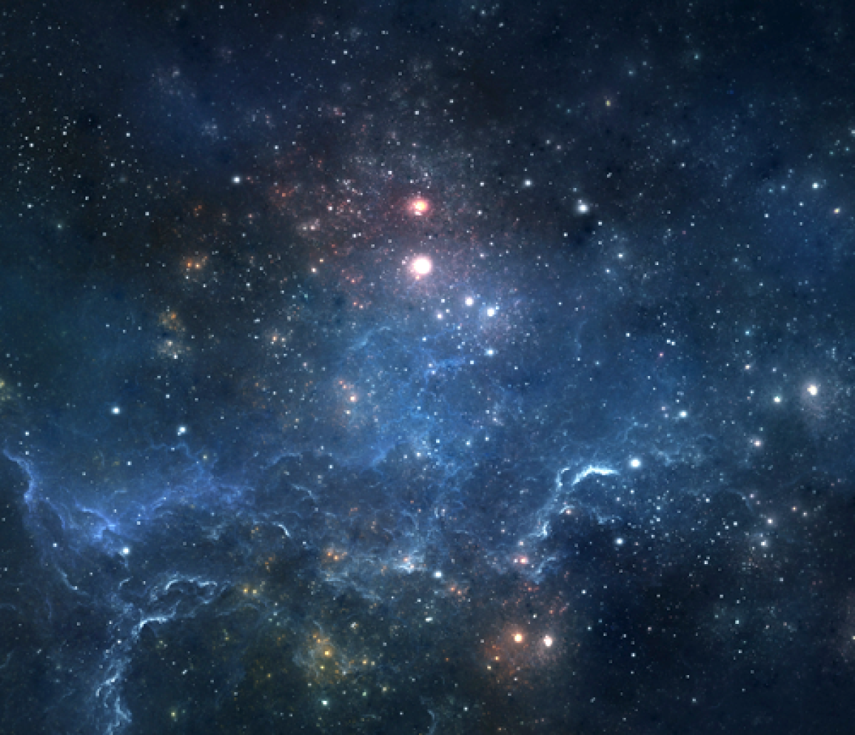 bright stars in a dark universe