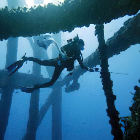 Molly Cummings SCUBA diving